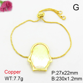 Fashion Copper Bracelet  F7B400007ablb-G030