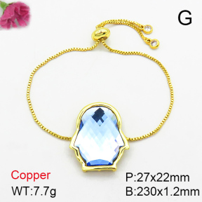 Fashion Copper Bracelet  F7B400012ablb-G030