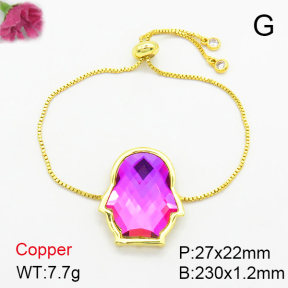Fashion Copper Bracelet  F7B400014ablb-G030