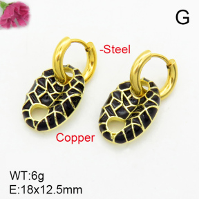 Fashion Copper Earrings  F7E300052bbov-G030