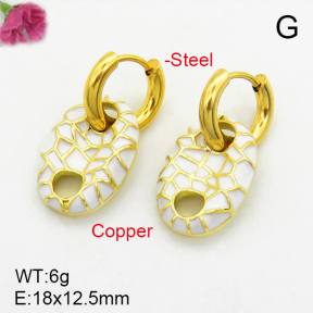 Fashion Copper Earrings  F7E300053bbov-G030