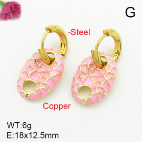 Fashion Copper Earrings  F7E300059bbov-G030