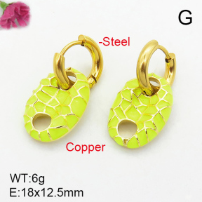 Fashion Copper Earrings  F7E300060bbov-G030