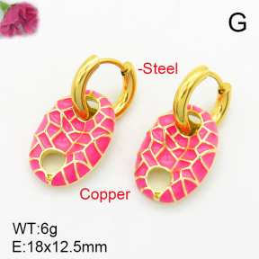 Fashion Copper Earrings  F7E300061bbov-G030