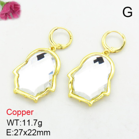 Fashion Copper Earrings  F7E400075bhva-G030