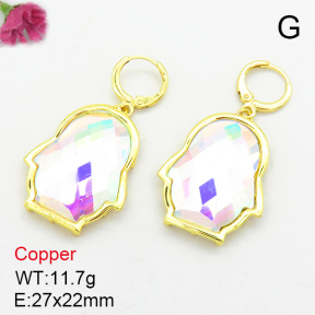 Fashion Copper Earrings  F7E400078bhva-G030