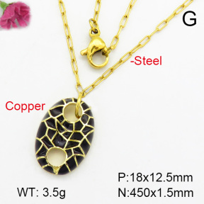 Fashion Copper Necklace  F7N300110baka-G030