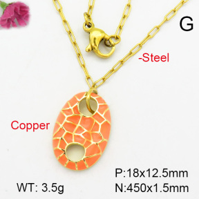 Fashion Copper Necklace  F7N300112baka-G030