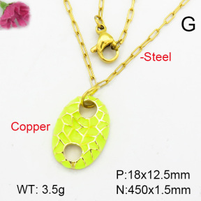 Fashion Copper Necklace  F7N300118baka-G030