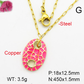Fashion Copper Necklace  F7N300119baka-G030