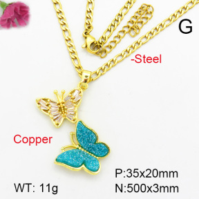 Fashion Copper Necklace  F7N400310aakl-G030