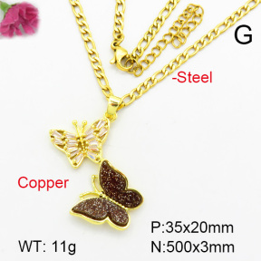 Fashion Copper Necklace  F7N400311aakl-G030