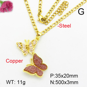 Fashion Copper Necklace  F7N400312aakl-G030