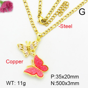 Fashion Copper Necklace  F7N400313aakl-G030