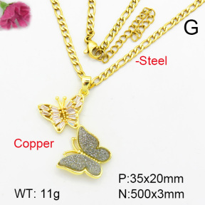 Fashion Copper Necklace  F7N400315aakl-G030