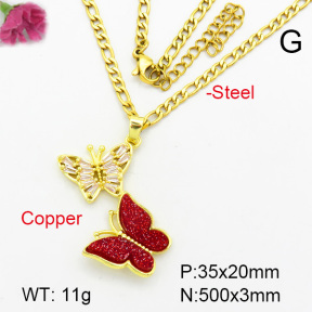 Fashion Copper Necklace  F7N400316aakl-G030