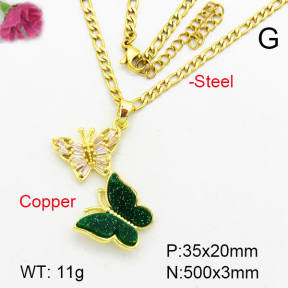 Fashion Copper Necklace  F7N400317aakl-G030