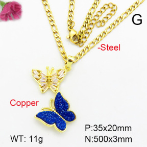 Fashion Copper Necklace  F7N400318aakl-G030