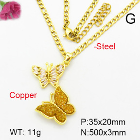 Fashion Copper Necklace  F7N400319aakl-G030