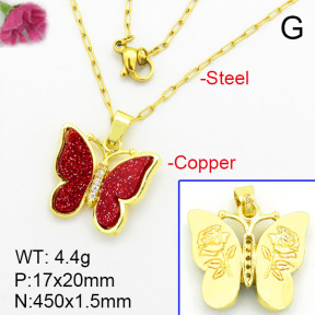 Fashion Copper Necklace  F7N400320baka-G030