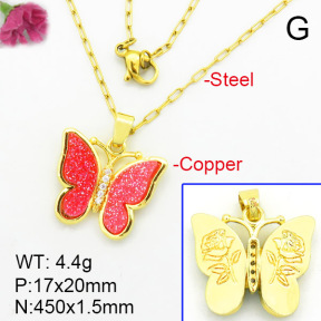 Fashion Copper Necklace  F7N400321baka-G030