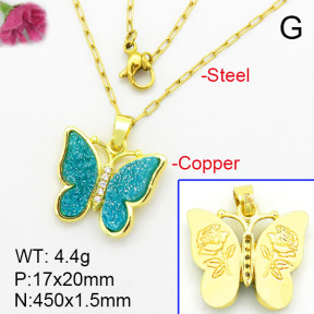 Fashion Copper Necklace  F7N400325baka-G030