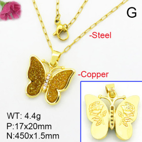 Fashion Copper Necklace  F7N400327baka-G030