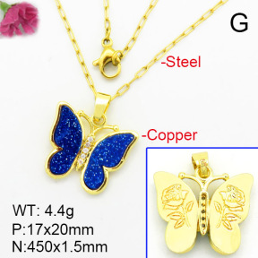 Fashion Copper Necklace  F7N400329baka-G030