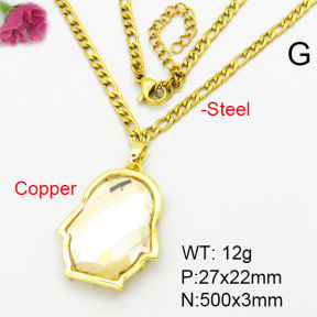 Fashion Copper Necklace  F7N400332ablb-G030