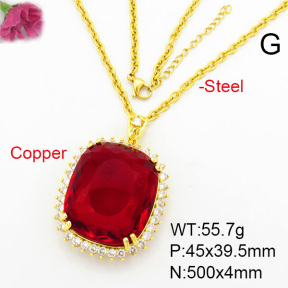 Fashion Copper Necklace  F7N400341aija-G030