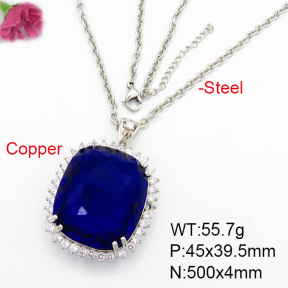 Fashion Copper Necklace  F7N400349aija-G030