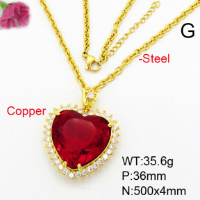 Fashion Copper Necklace  F7N400358aija-G030