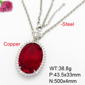 Fashion Copper Necklace  F7N400367aija-G030