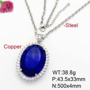 Fashion Copper Necklace  F7N400368aija-G030