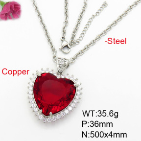 Fashion Copper Necklace  F7N400372aija-G030