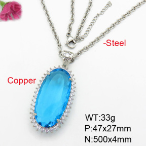 Fashion Copper Necklace  F7N400376aija-G030
