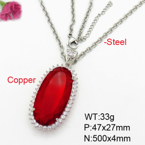 Fashion Copper Necklace  F7N400379aija-G030