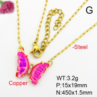 Fashion Copper Necklace  F7N400385avja-G030
