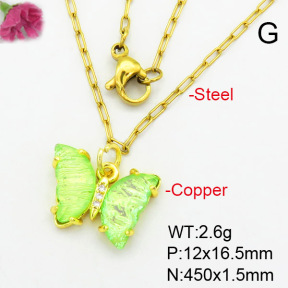 Fashion Copper Necklace  F7N400400avja-G030