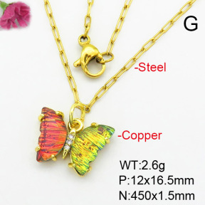 Fashion Copper Necklace  F7N400402avja-G030