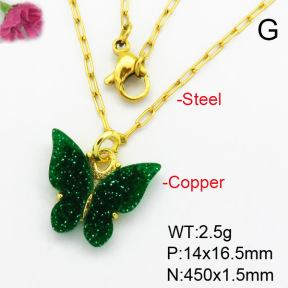 Fashion Copper Necklace  F7N400411aahl-G030