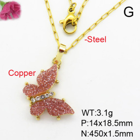 Fashion Copper Necklace  F7N400413vail-G030