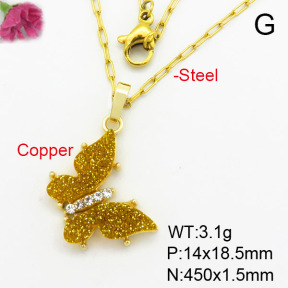 Fashion Copper Necklace  F7N400415vail-G030