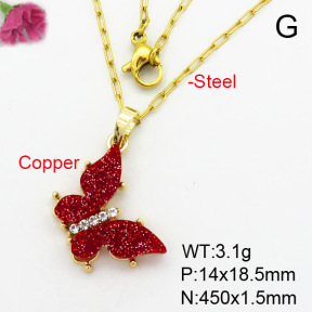 Fashion Copper Necklace  F7N400416vail-G030
