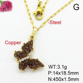 Fashion Copper Necklace  F7N400418vail-G030