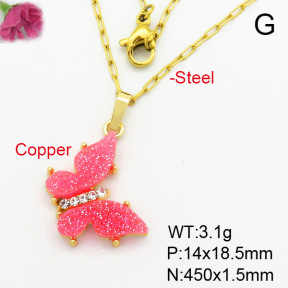 Fashion Copper Necklace  F7N400420vail-G030