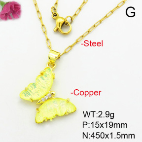 Fashion Copper Necklace  F7N400424avja-G030