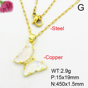 Fashion Copper Necklace  F7N400425avja-G030