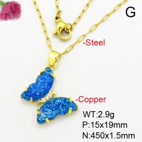 Fashion Copper Necklace  F7N400429avja-G030