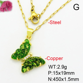 Fashion Copper Necklace  F7N400432avja-G030